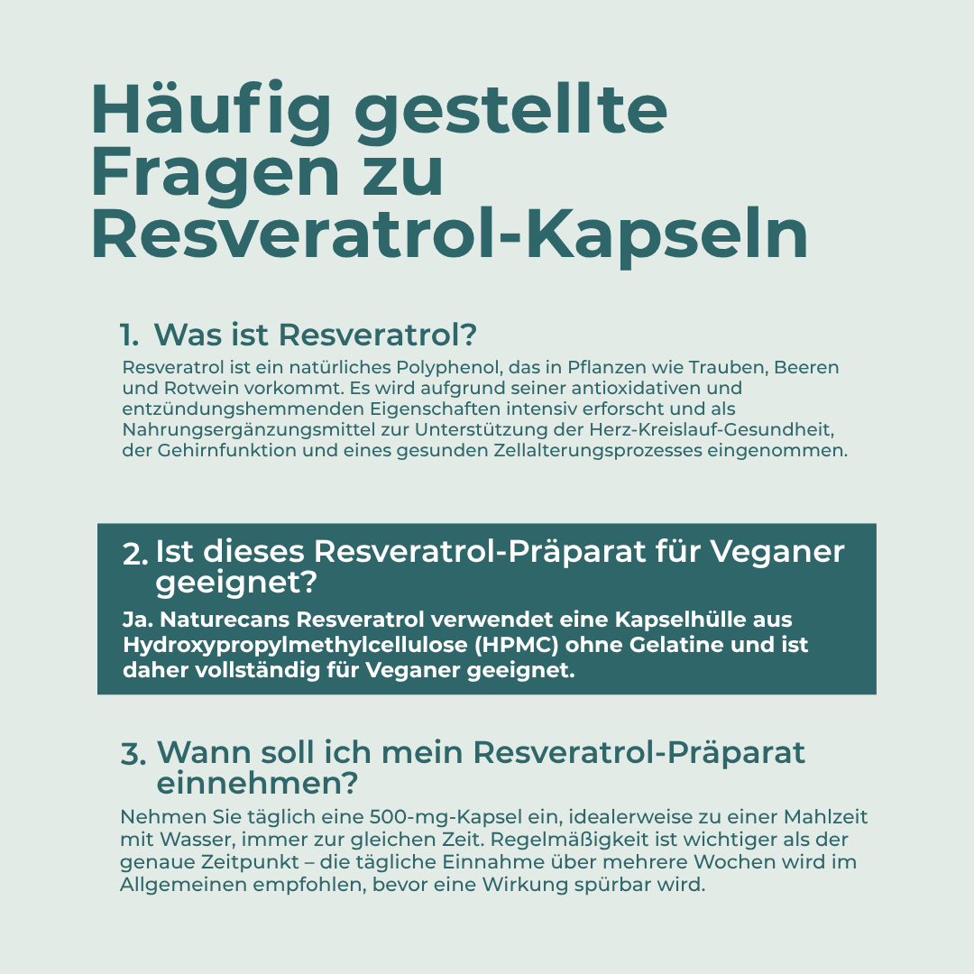 Resveratrol Kapseln