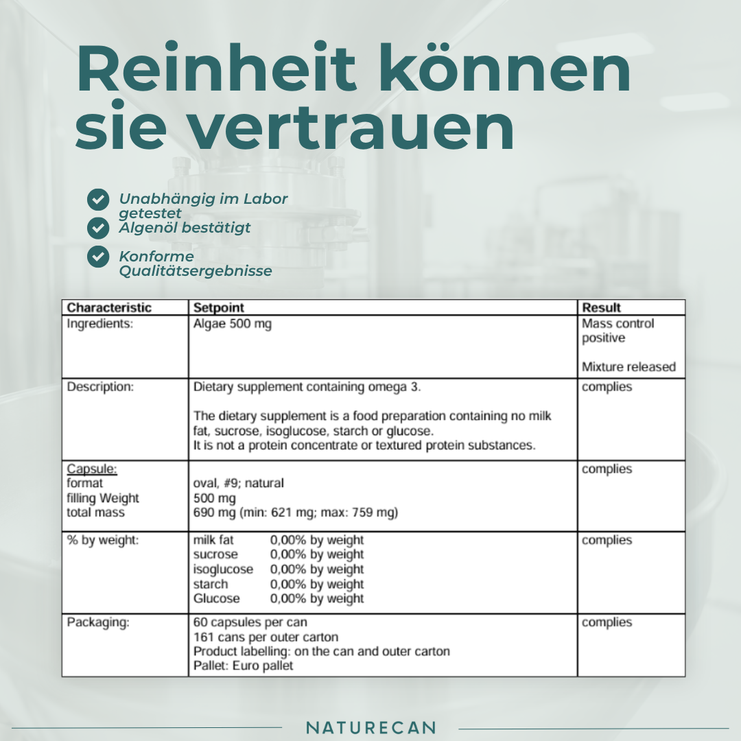 Vegane Omega-3 Kapseln
