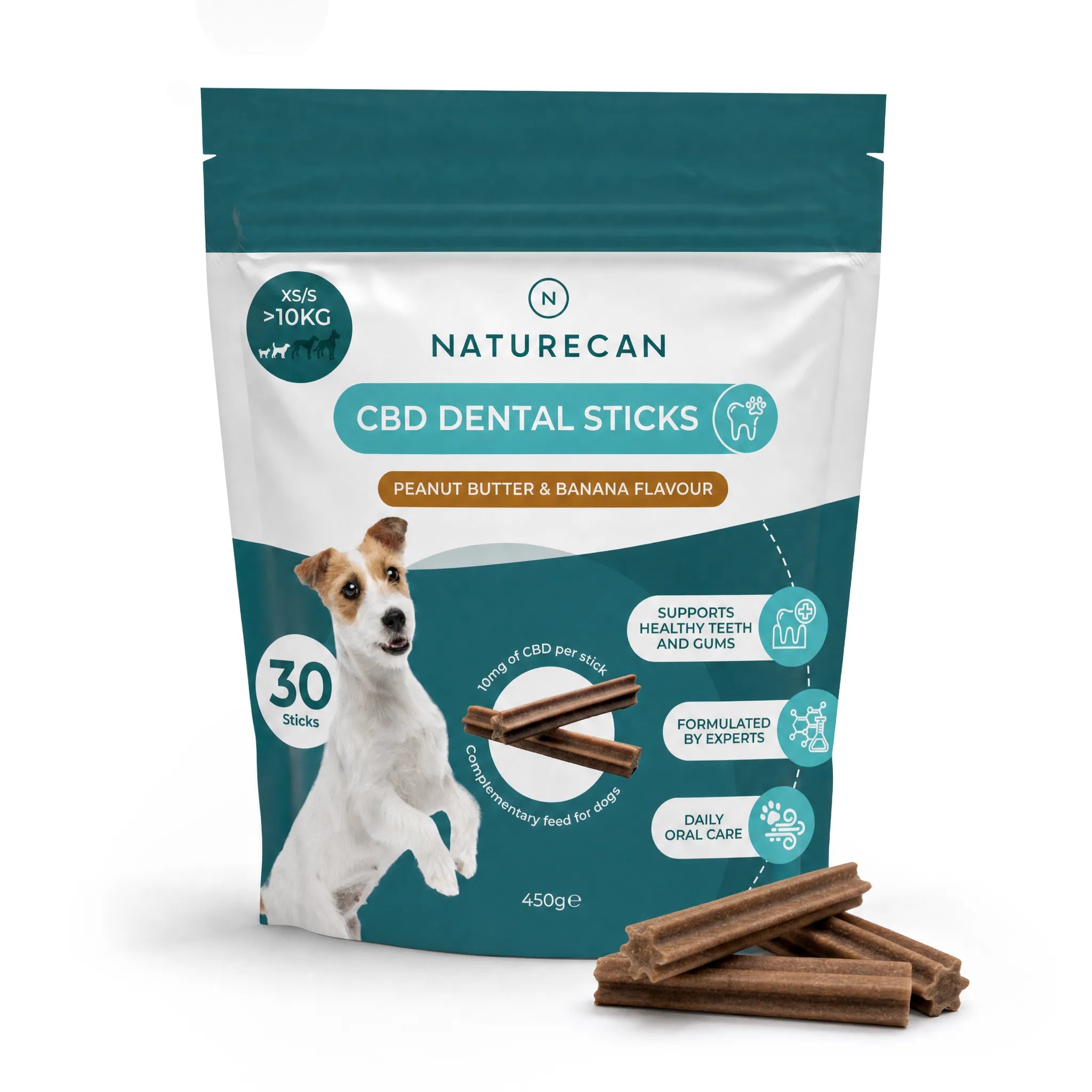 CBD Zahnpflege - Sticks für Hunde