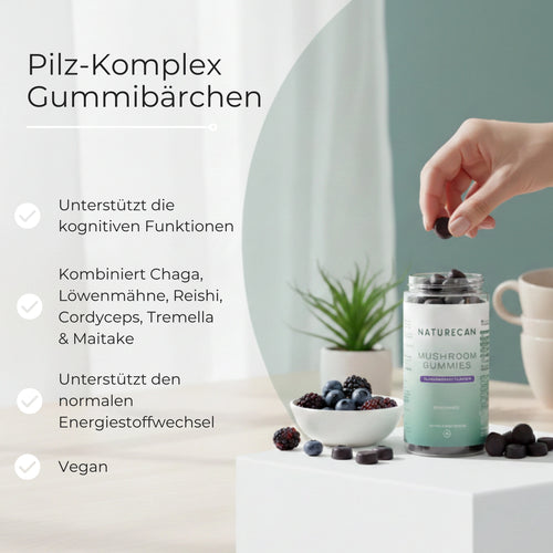 Pilz-Komplex Gummibärchen