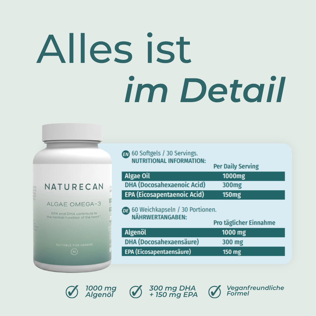 Vegane Omega-3 Kapseln