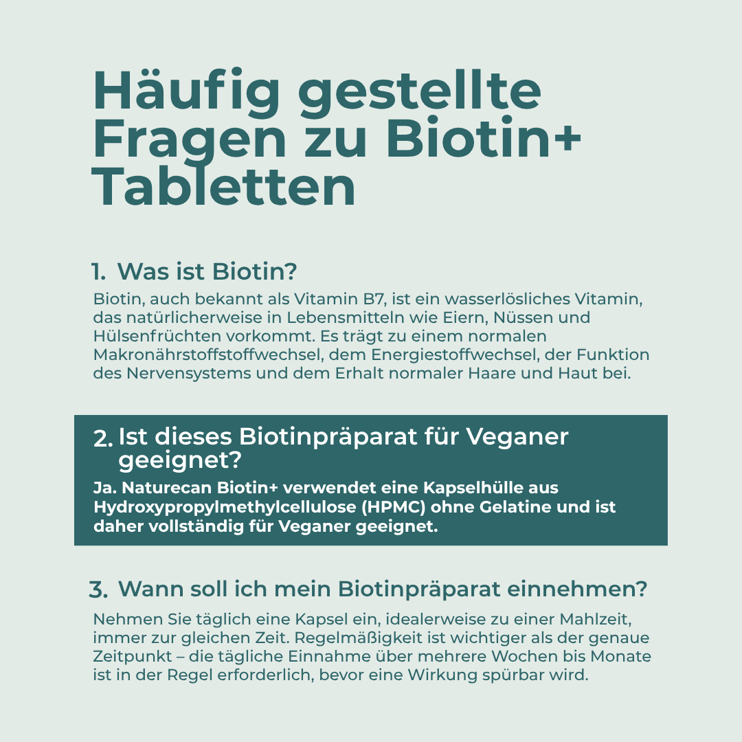 Biotin + Kapseln