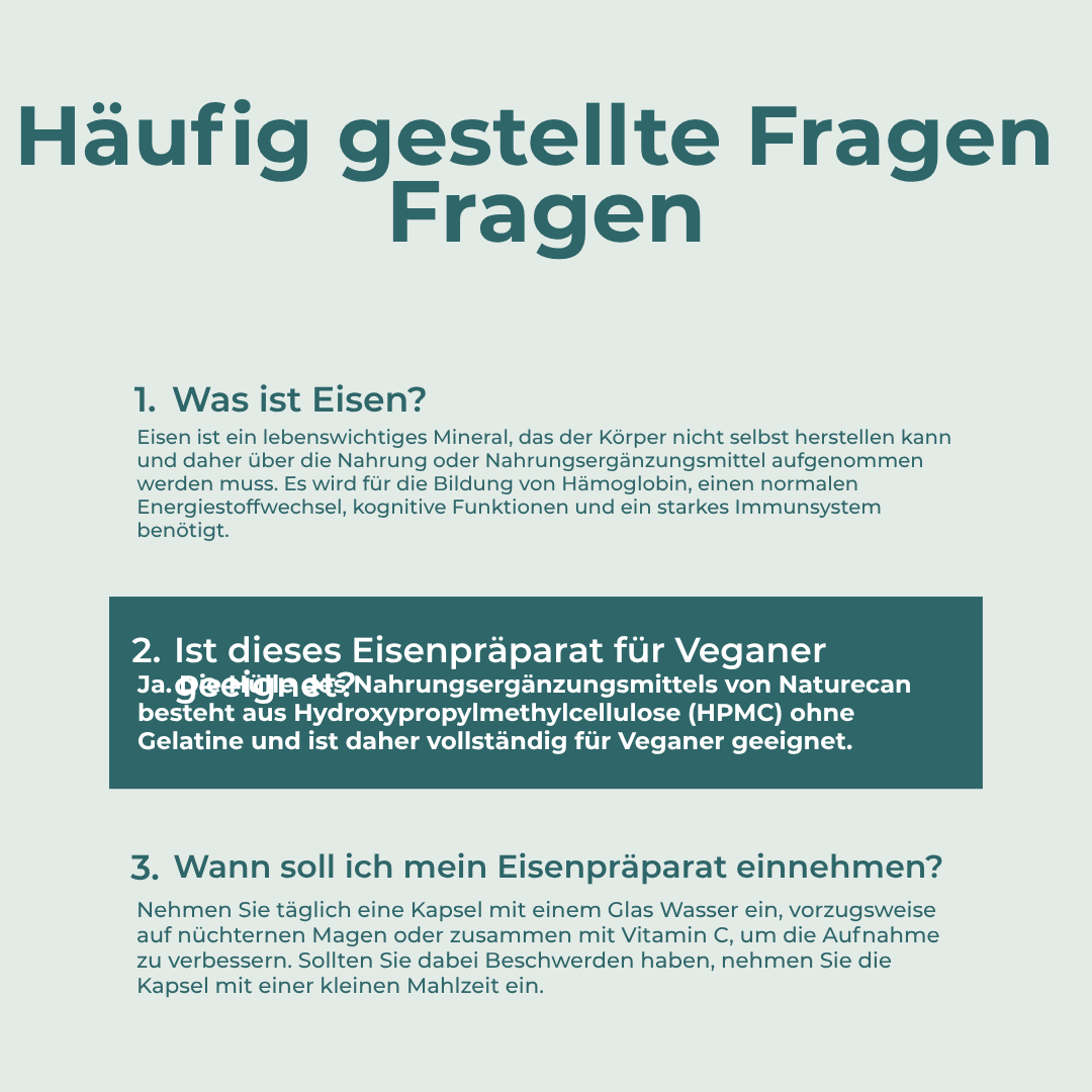 Eisen+ Kapseln