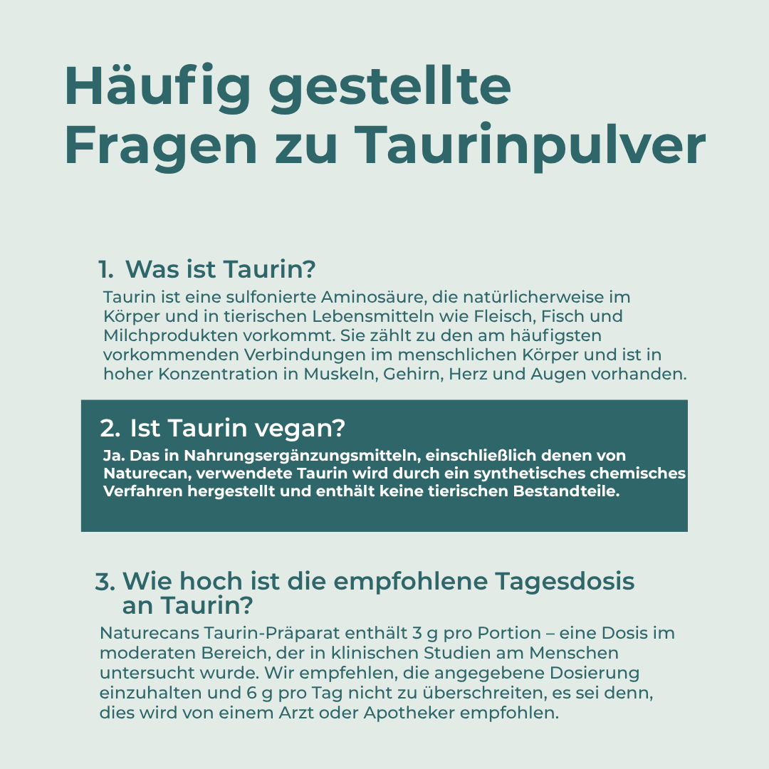 Taurin Pulver