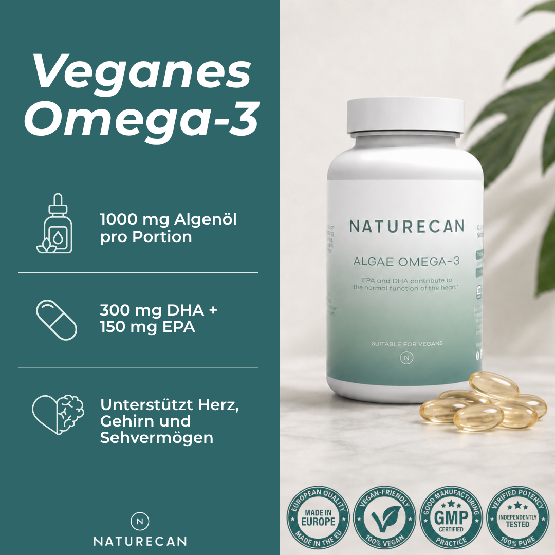 Vegane Omega-3 Kapseln