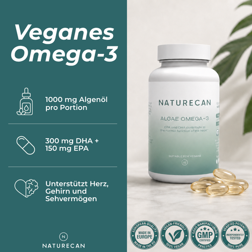 Vegane Omega-3 Kapseln