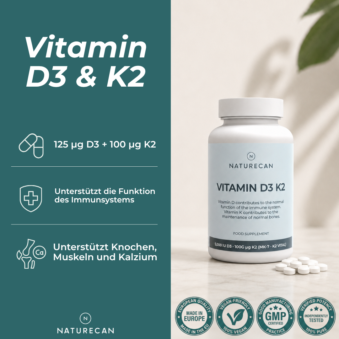 Vitamin D3 & K2