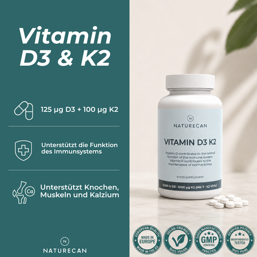 Vitamin D3 & K2