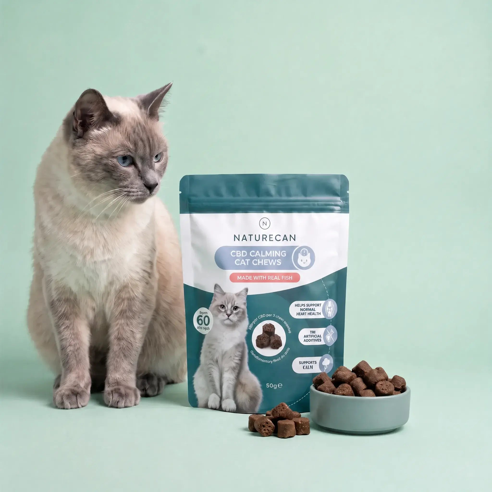 CBD-Leckerlis zur Beruhigung von Katzen