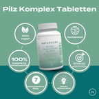 Vital-Pilz-Komplex mit Lions Mane, Chaga und Reishi